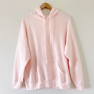 Soft Serve Cloud Cotton Hoodie - Blush Pink L